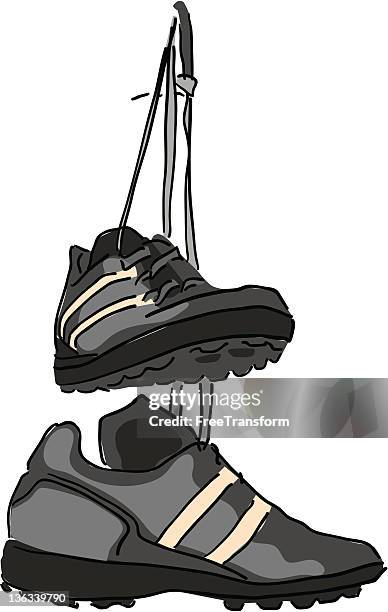 cleats - baseball grass stock illustrations