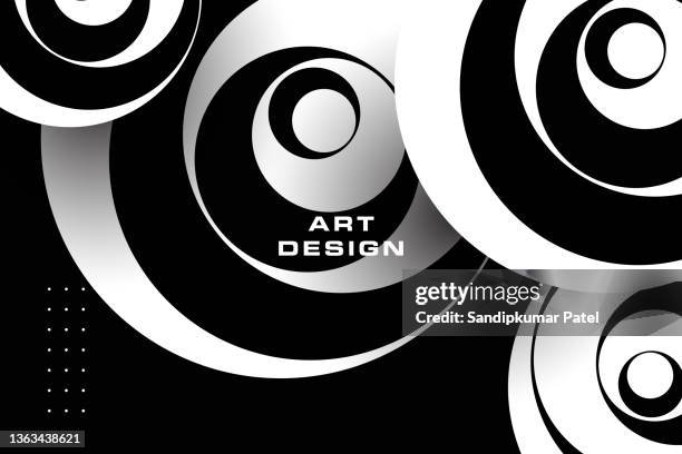 tunnel. optical illusion. black and white abstract striped background. - white tunnel stock illustrations