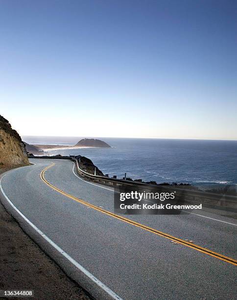 pacific coast highway, highway 1. - big sur coast stock pictures, royalty-free photos & images