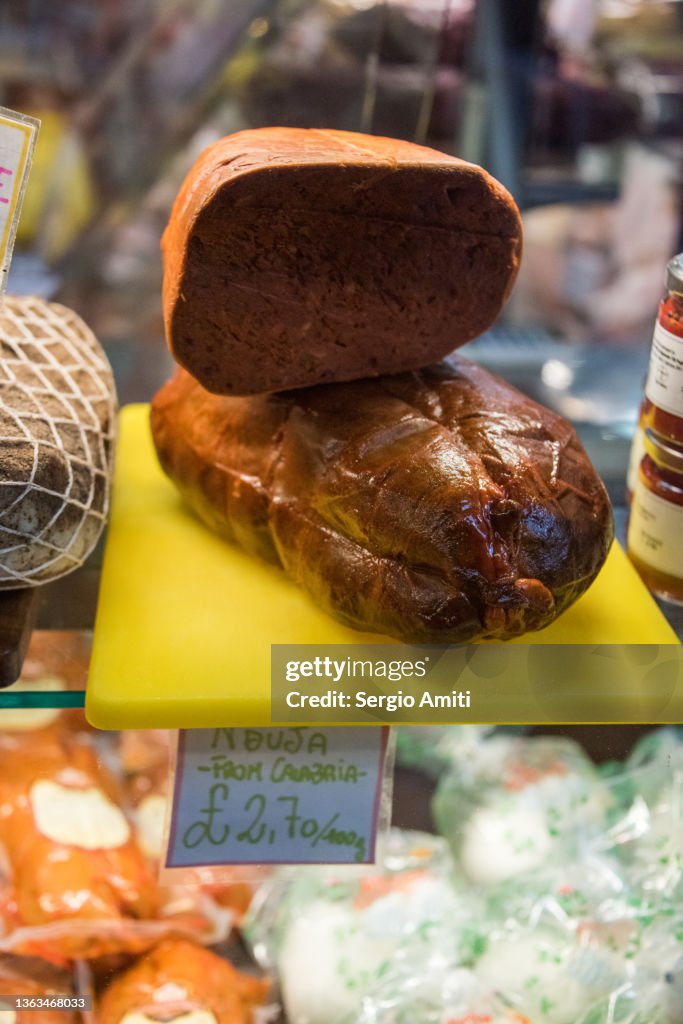‘Nduja on sale at market