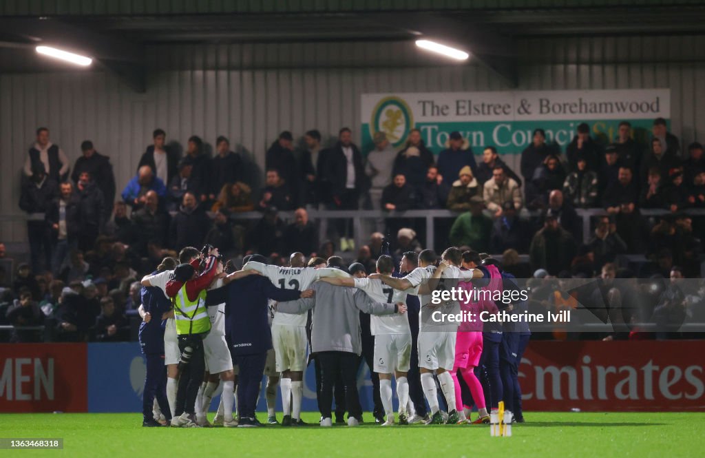 Boreham Wood v AFC Wimbledon: The Emirates FA Cup Third Round