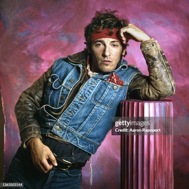 Rock and roll legend Bruce Springsteen poses for a portrait in 1984 in Los Angeles, California.