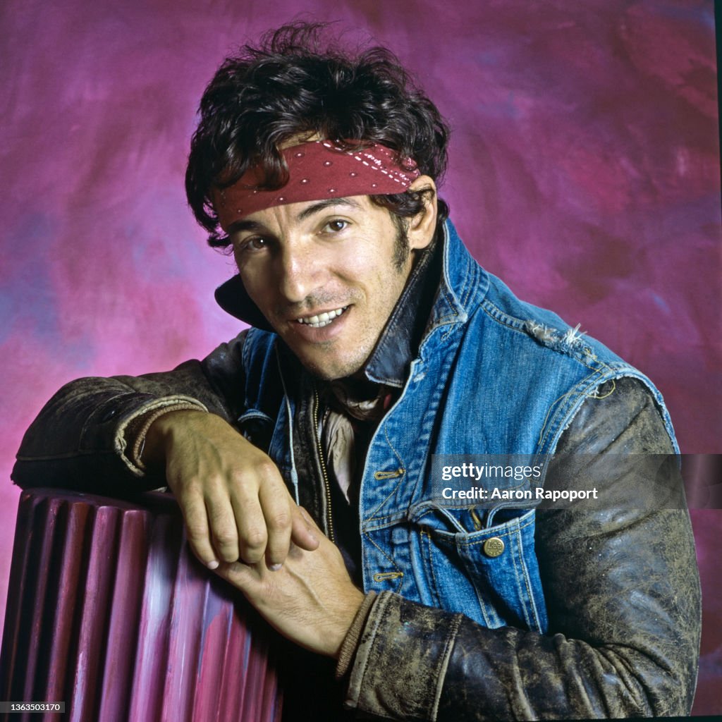 Iconic Springsteen Images Rock and roll legend Bruce Springsteen poses for a portrait in 1984 ...