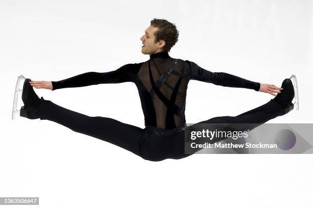 Jason Brown skates in the Men's Short Program during the U.S. Figure Skating Championships at Bridgestone Arena on January 08, 2022 in Nashville,...