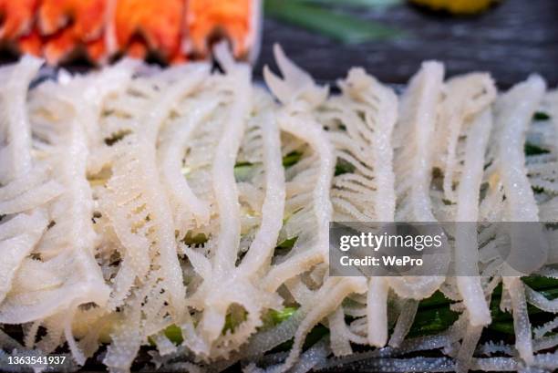 hot pot side dish, tripe - tripe stock pictures, royalty-free photos & images