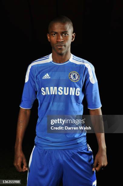 Ramires of Chelsea during a Chelsea magazine feature at the Cobham training ground on December 16, 2011 in Cobham, England.