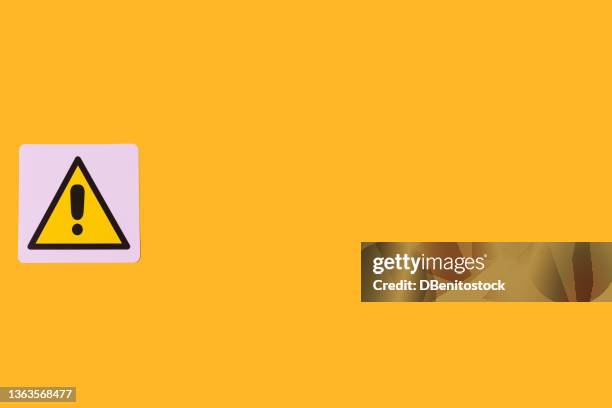 Exclamation Point Alert Yellow Triangle With Exclamation Point Photos and Premium High Res ...