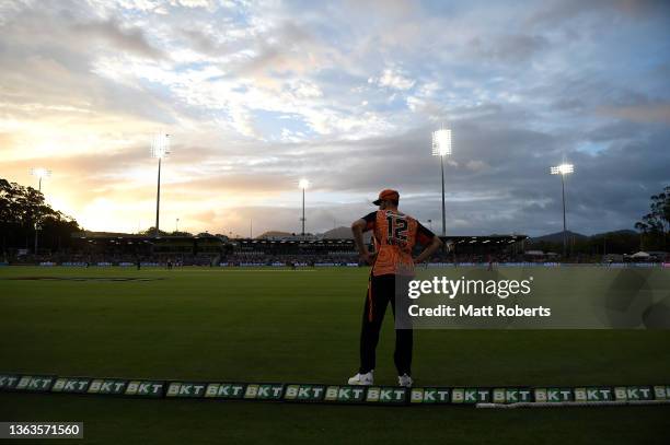 General view during the Men's Big Bash League match between the Sydney Sixers and the Perth Scorchers at , on January 09 in Coffs Harbour, Australia.