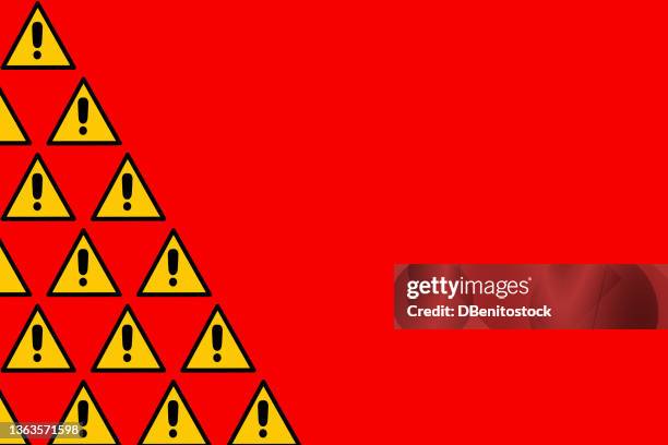 Danger Sign Pattern 381 Yellow Triangle With Exclamation Point Stock Photos, High-Res ...
