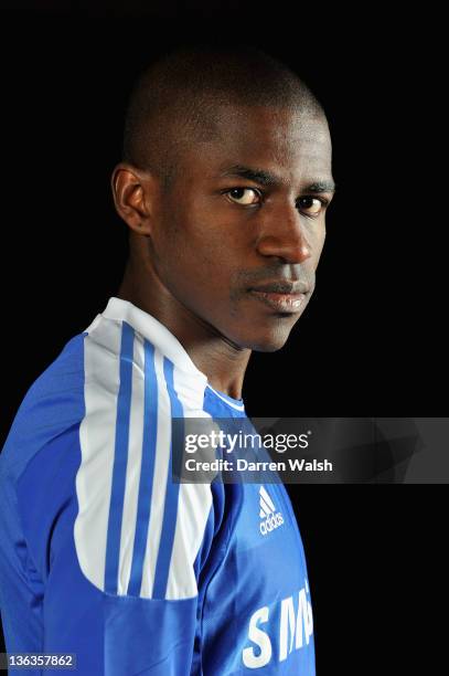 Ramires of Chelsea during a Chelsea magazine feature at the Cobham training ground on December 16, 2011 in Cobham, England.