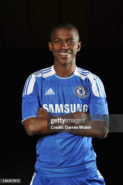 Ramires of Chelsea during a Chelsea magazine feature at the Cobham training ground on December 16, 2011 in Cobham, England.