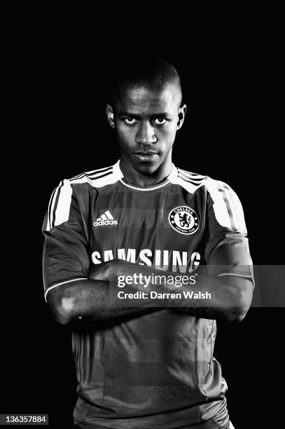 Ramires of Chelsea during a Chelsea magazine feature at the Cobham training ground on December 16, 2011 in Cobham, England.