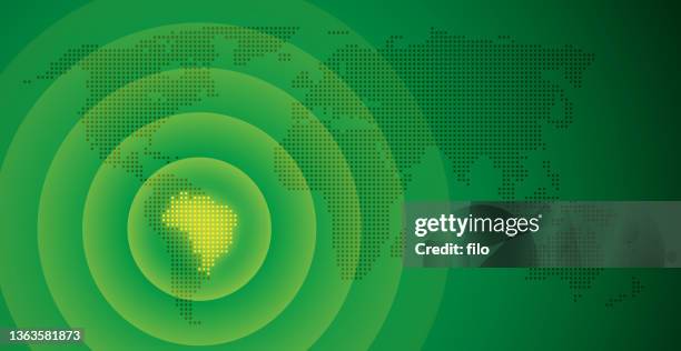 brasilien weltkarte - global press conference stock-grafiken, -clipart, -cartoons und -symbole