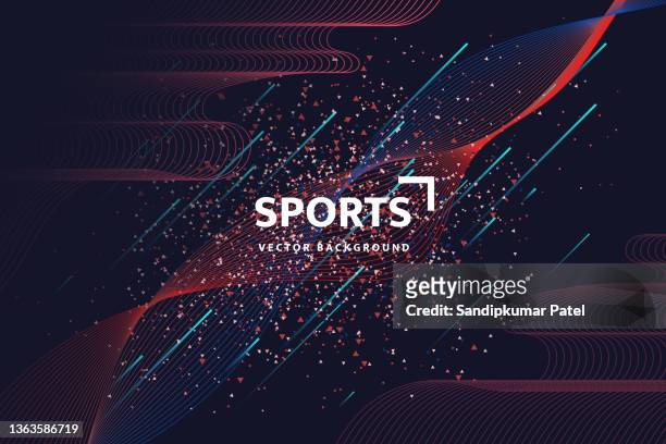 shine sports wave - sport stock illustrations