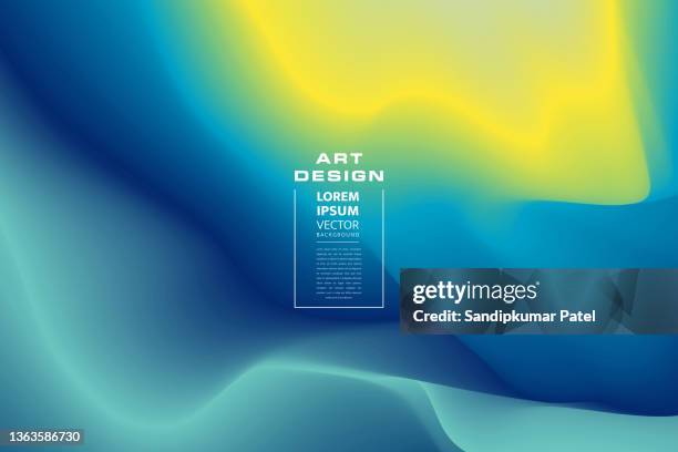 landscape with green mountains. mountainous terrain. abstract nature background. - arts culture and entertainment stock illustrations