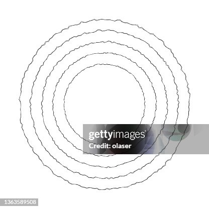 Multiple uneven concentric circles, framing copy space. Multiple uneven concentric circles, framing copy space.