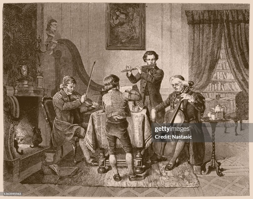 Ein Quartett von Amateuren