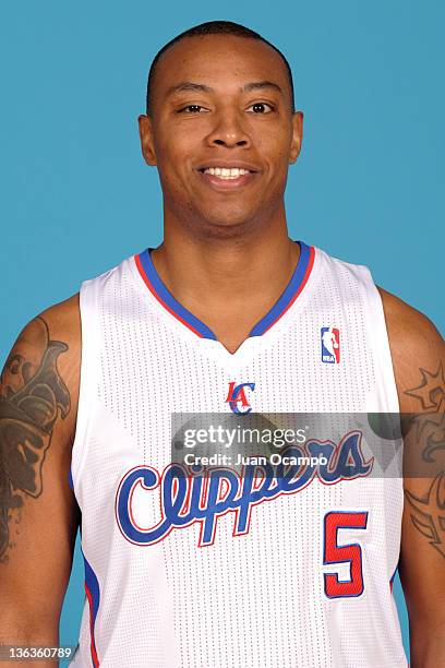 Caron Butler of the Los Angeles Clippers poses for a photo during Media Day at the Clippers Training Center on December 13, 2011 in Playa Vista,...