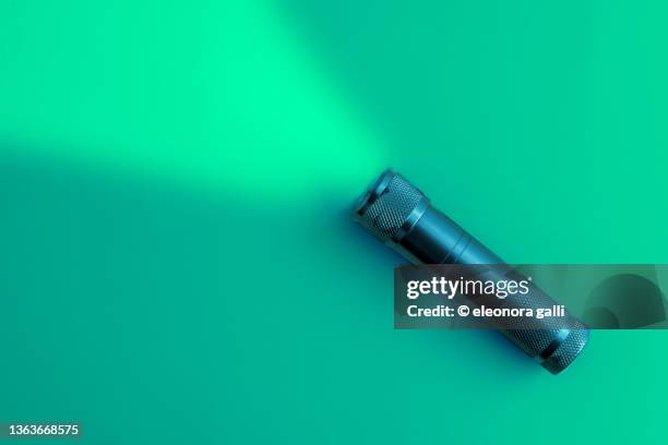 flashlight on - flashlight stock pictures, royalty-free photos & images