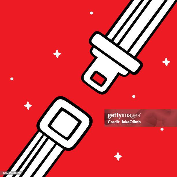 stockillustraties, clipart, cartoons en iconen met seatbelt doodle 8 - vastmaken