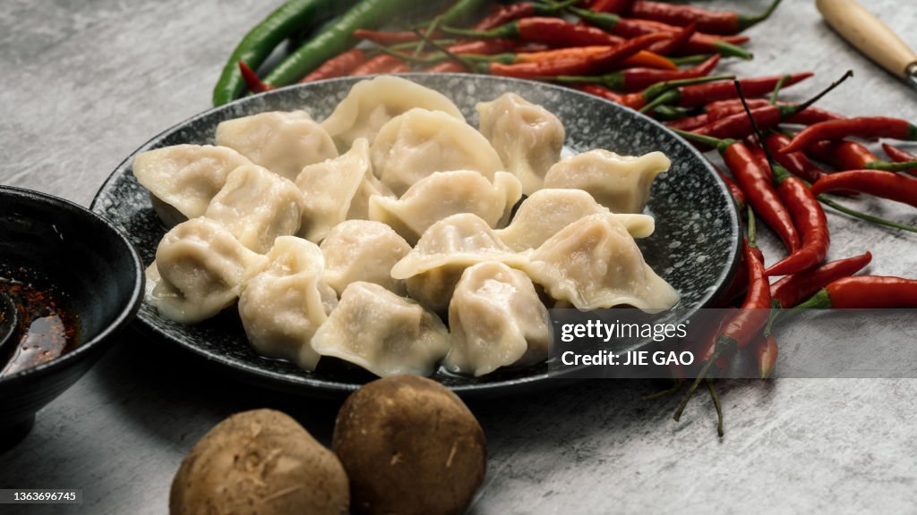 Knödel auf dem Schiefer