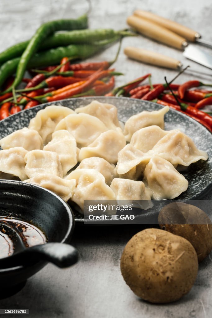 Dumplings on the slate