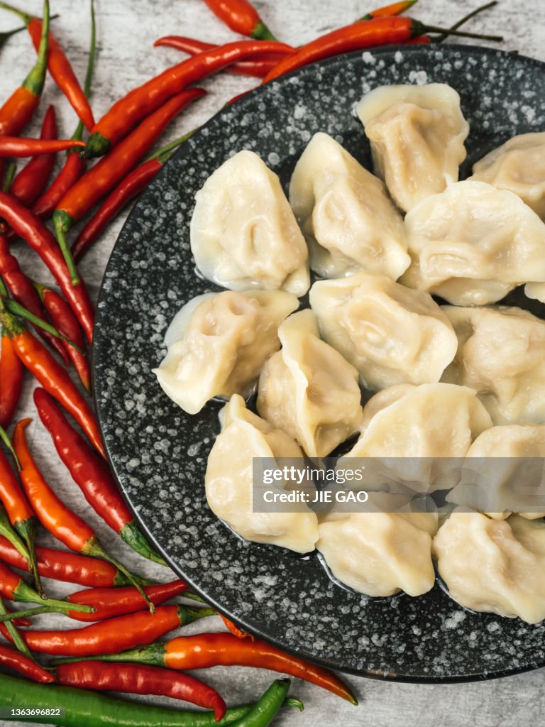 Knödel auf dem Schiefer