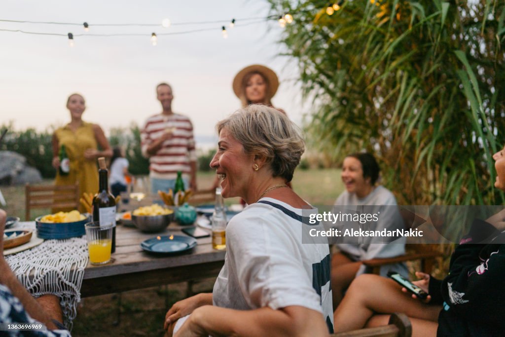 Summer dinner party