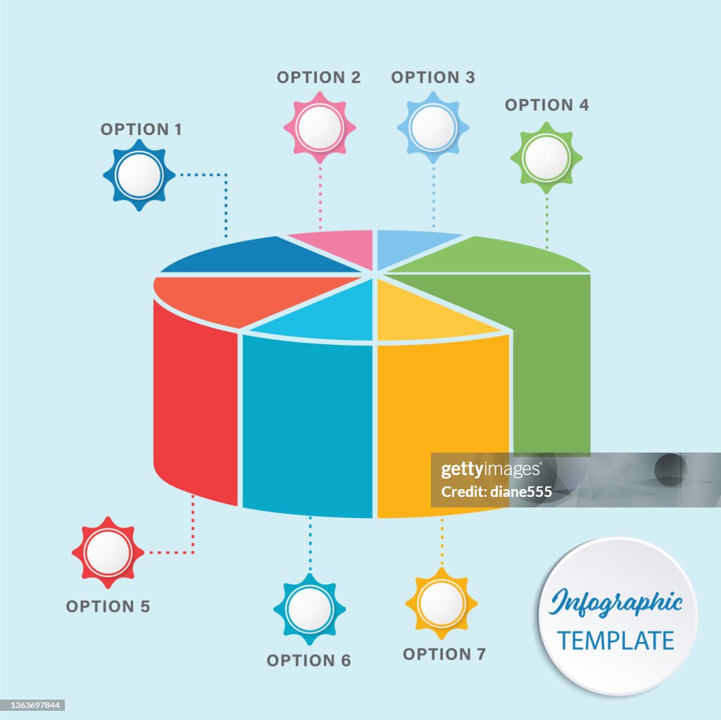 Pi Chart Simple Simple Pie Chart Infographic High-Res Vector Graphic - Getty Images