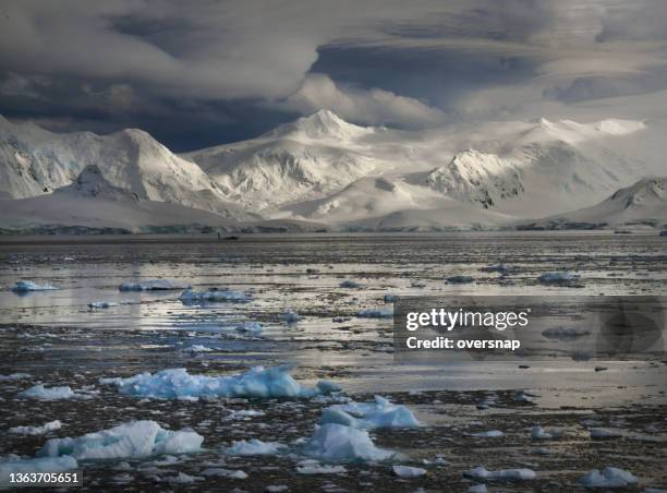 antarctica - straat drake stockfoto's en -beelden