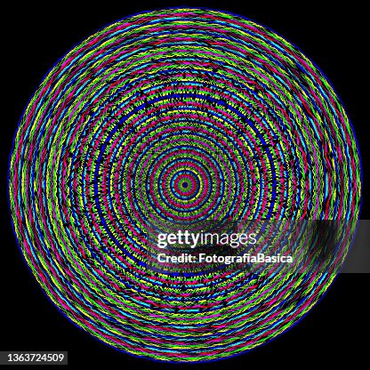 Abstract multi colored circular pattern Abstract multi colored circular pattern
