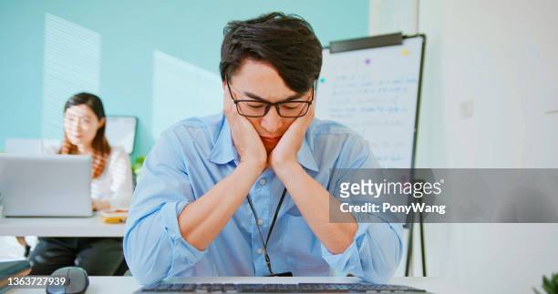 man worried about work - bullying prevention stock pictures, royalty-free photos & images