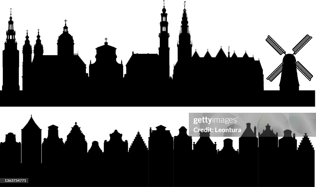 Ámsterdam (Todos los edificios están separados y completos)