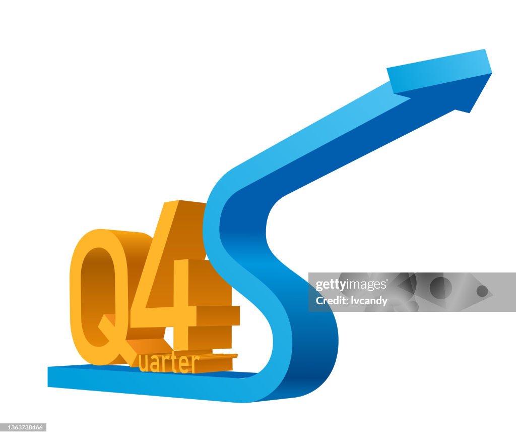 Growth In 4th Quarter High-Res Vector Graphic - Getty Images