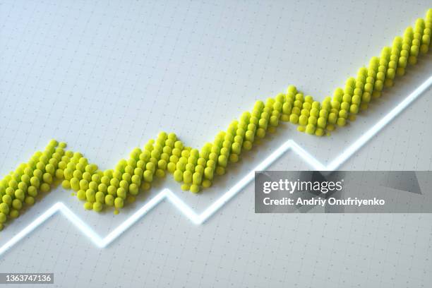 abstract growing diagram - business strategy covid stock pictures, royalty-free photos & images