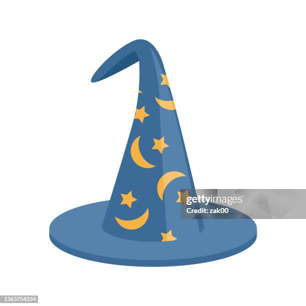 wizard - witch's hat stock illustrations