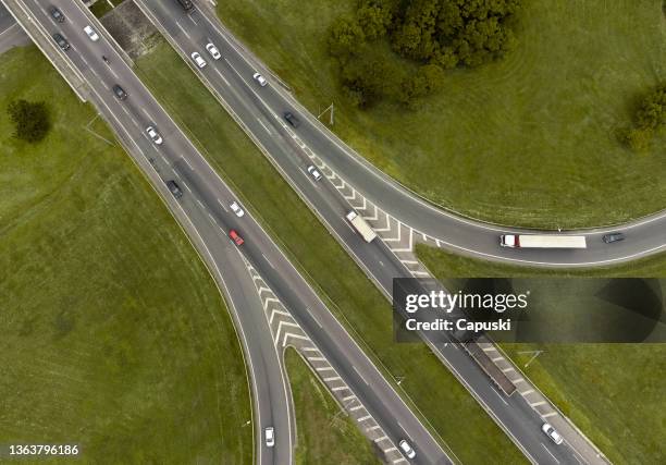 top view of road - paraná stock pictures, royalty-free photos & images