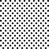 Seamless polka dot pattern in classic style. Abstract geometric shape.