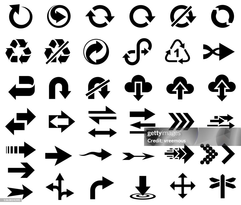 Example Sign With Arrows Arrow Signs And Symbols High-Res Vector Graphic - Getty Images