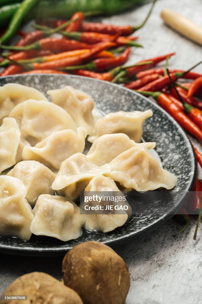 Chinese traditional food dumplings