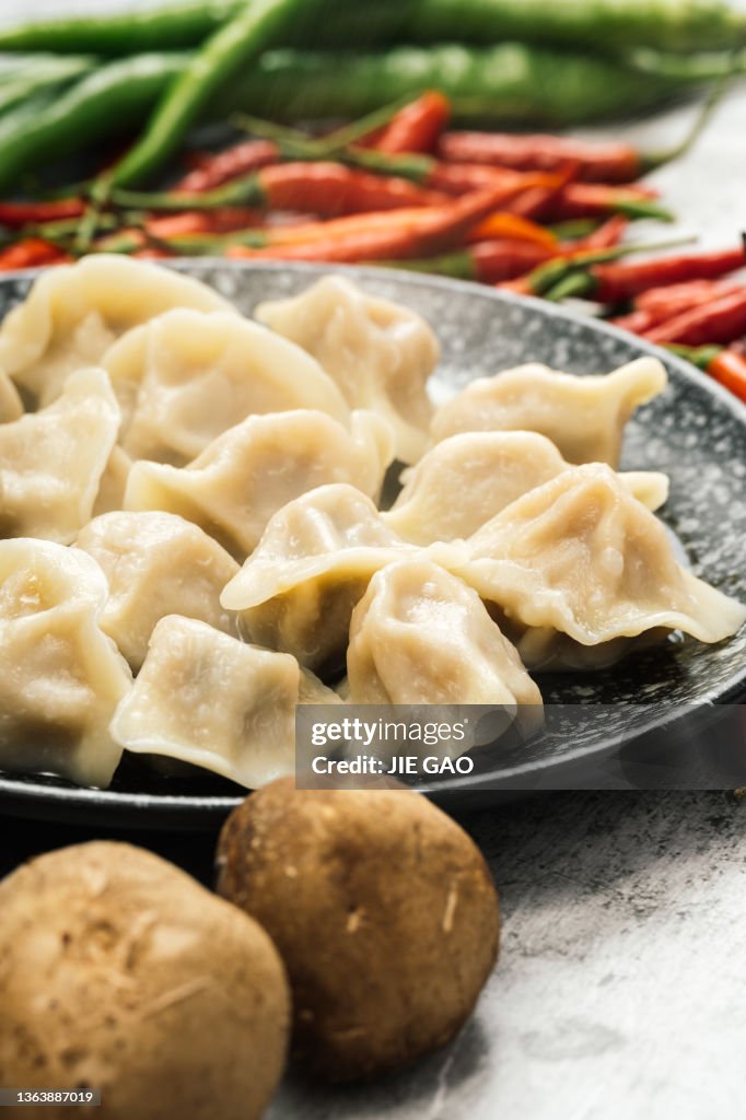 Chinese traditional food dumplings