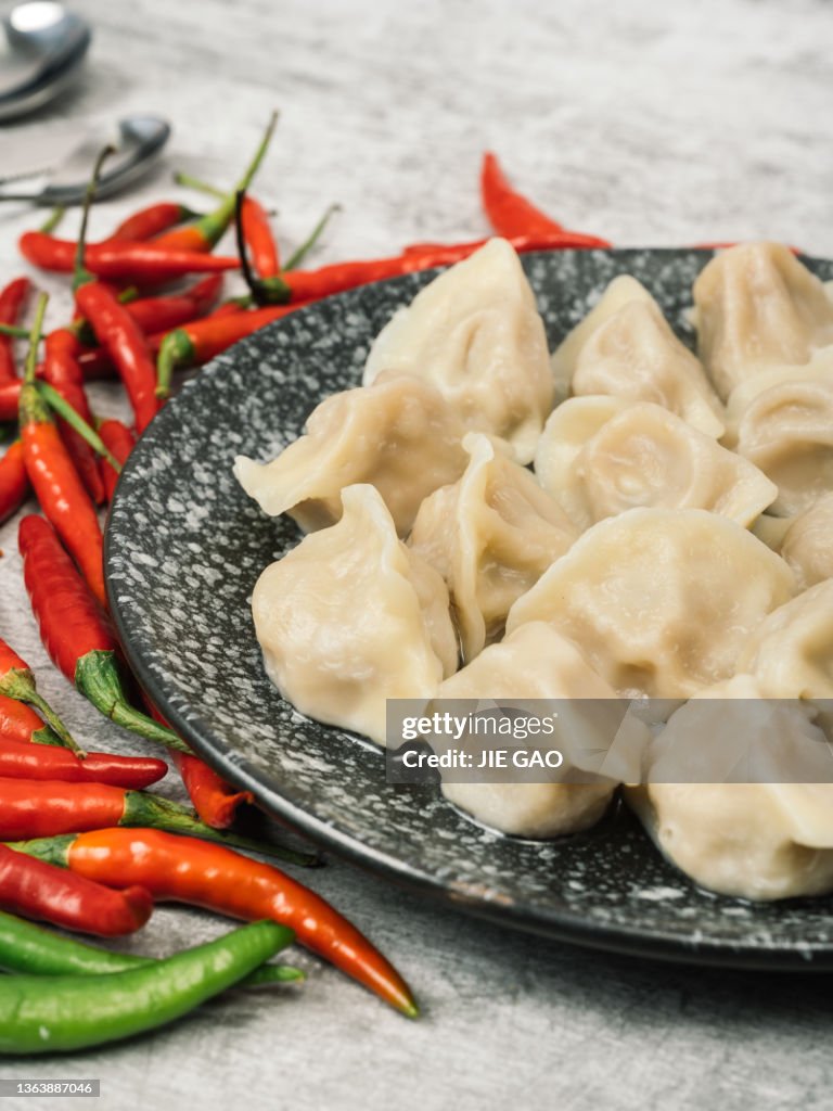 Chinese traditional food dumplings