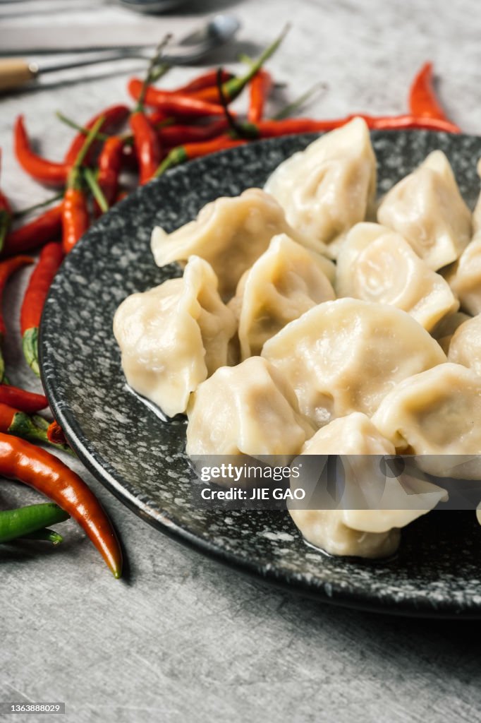 Chinese traditional food dumplings