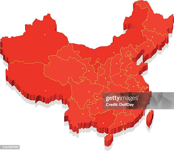 map of china - 海南島 幅插畫檔、美工圖案、卡通及圖標