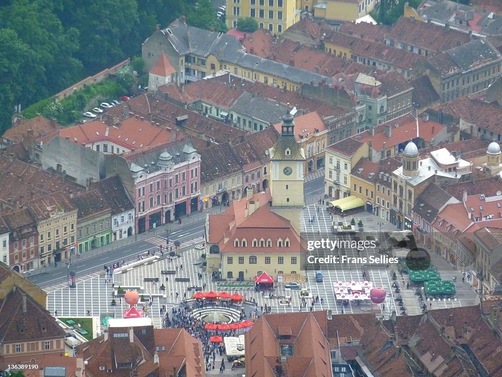 City centre of Brasov, Romania