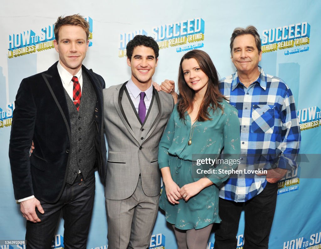 Darren Criss & Beau Bridges Debut In "How To Succeed In Business Without Really Trying" - After Party