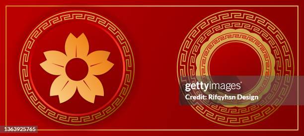 chinese greeting card or banner. - hong kong market stock illustrations