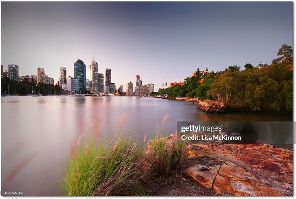 Brisbane River from Kangaroo Cliffs