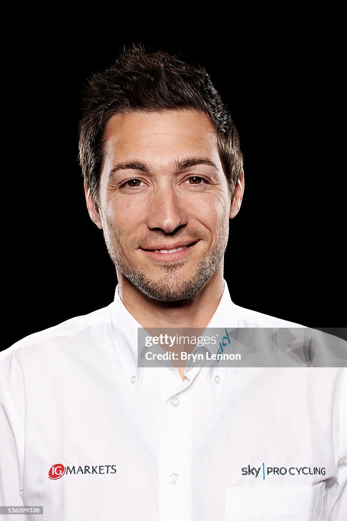 Nicolas Portal Of Team Sky Poses For A Portrait Session Ahead Of The nicolas-portal-of-team-sky-poses-for-a-portrait-session-ahead-of-the