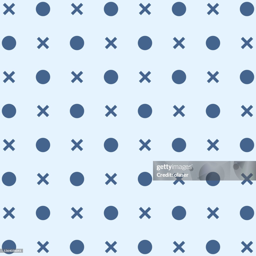 Create Pattern Using Xoi Solid Xo In Grid Pattern High-Res Vector Graphic - Getty Images